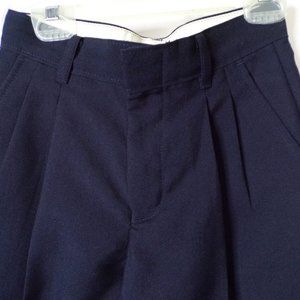 Class Club Boy's Navy Dress Pants Poly Wool Blend Size 8 Regular 2631